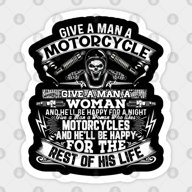 Biker Sticker by UniqueWorld